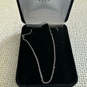 14k white gold necklace